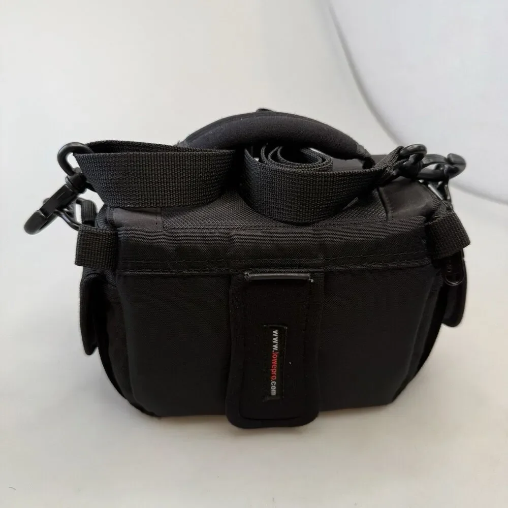 LowePro Edit 110 Protective Camera Bag Padded Carrying Case Black 8x6x4 EUC